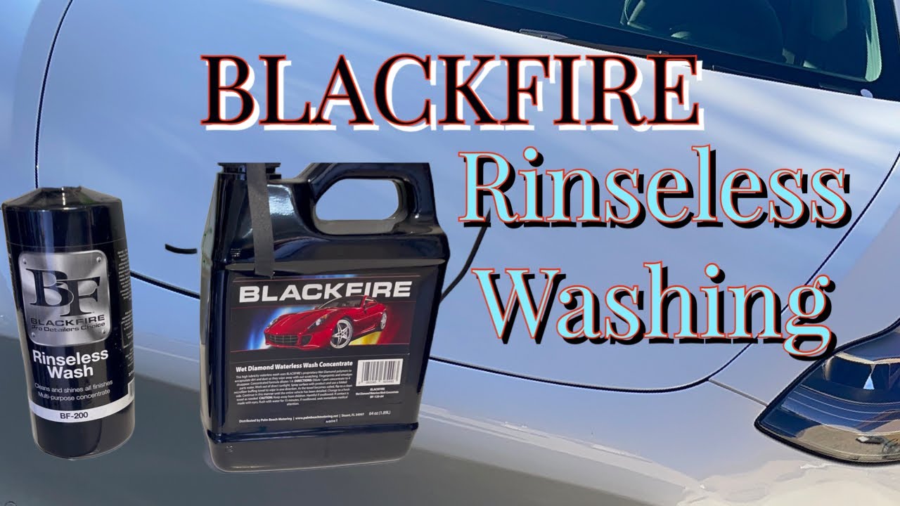 BLACKFIRE Rinseless Wash, BLACKFIRE Wet Diamond Rinseless Wash