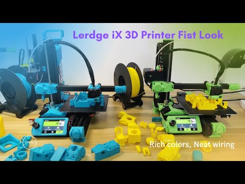 Lerdge iX 3D printer first look! 3D printer for beginners, build your own 3D printer projects!