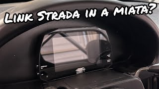 How to install a Link Strada Dash…in a Miata!