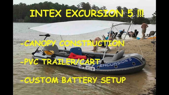 Intex Excursion 5 Inflatable Boat part 3, final. 