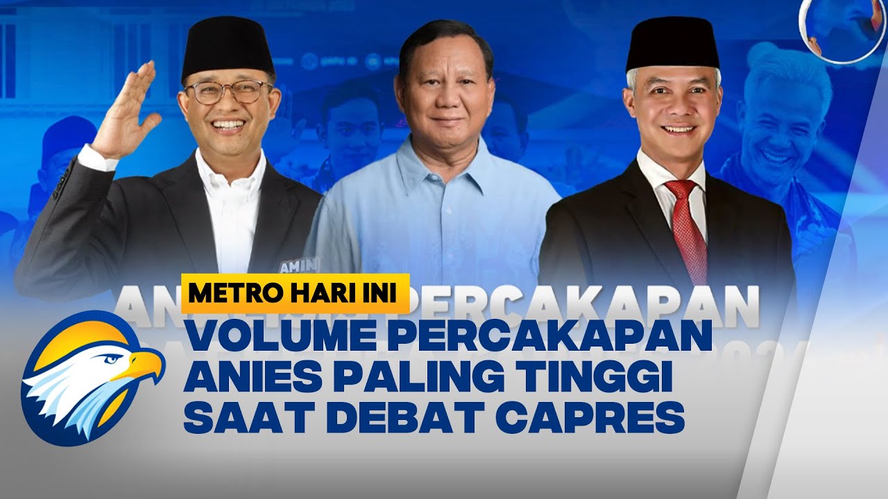 Sentimen Positif Anies Tertinggi Saat Debat Capres - YouTube