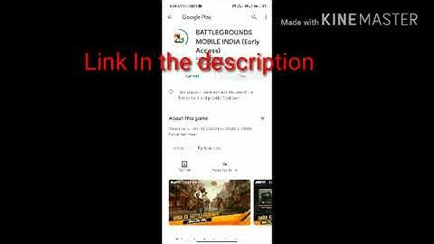 How to download BGMI Battleground Mobile India #BGMI early access