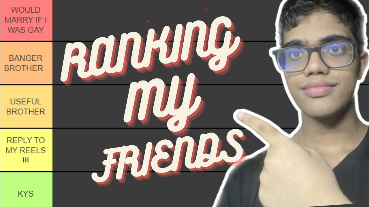 BRUTALLY RANKING MY FRIENDS - YouTube