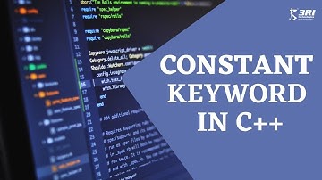 Constant  in C++ | Constant Member Function in C++ | Constant Members in Class | 3RI Technologies