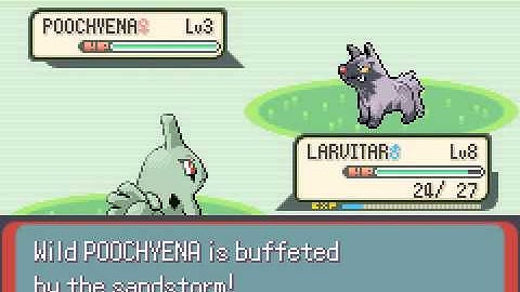 Pokemon Vherestorm Version (GBA / Game Boy Advance) - Vizzed.com GamePlay (rom hack)
