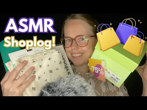 ASMR Shoplog!🛍️ ~ Pearle, Vinted, Zeeman en Van Haren | ASMR Nederlands