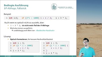 UzL Programmieren, Programmierkurs Java S02E03: Kontrollstrukturen