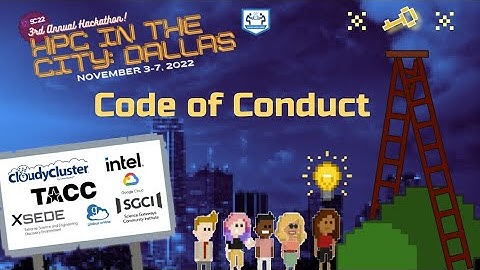 [HPC in the City: Dallas] Code of Conduct