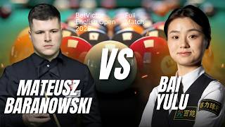 Mateusz Baranowski vs Bai Yulu Full Match BetVictor English Open 2026 Snooker