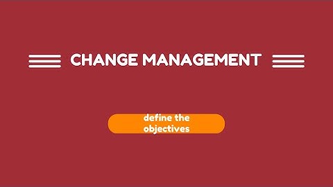 Video #5: DEFINE THE OBJECTIVES