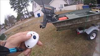 Power Pole Micro And Cmc Tilt And Trim On 12Ft Jon Boat