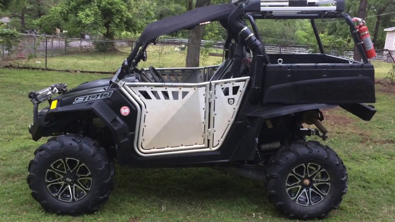 2014 Rzr XP 900 with Polaris Ranger 500 Bed YouTube