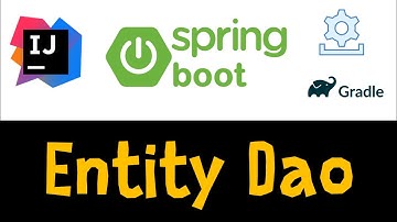 JPA Entity Dao 생성. Spring Boot Gragle 강의 강좌 (04 스트링부트) IntelliJ