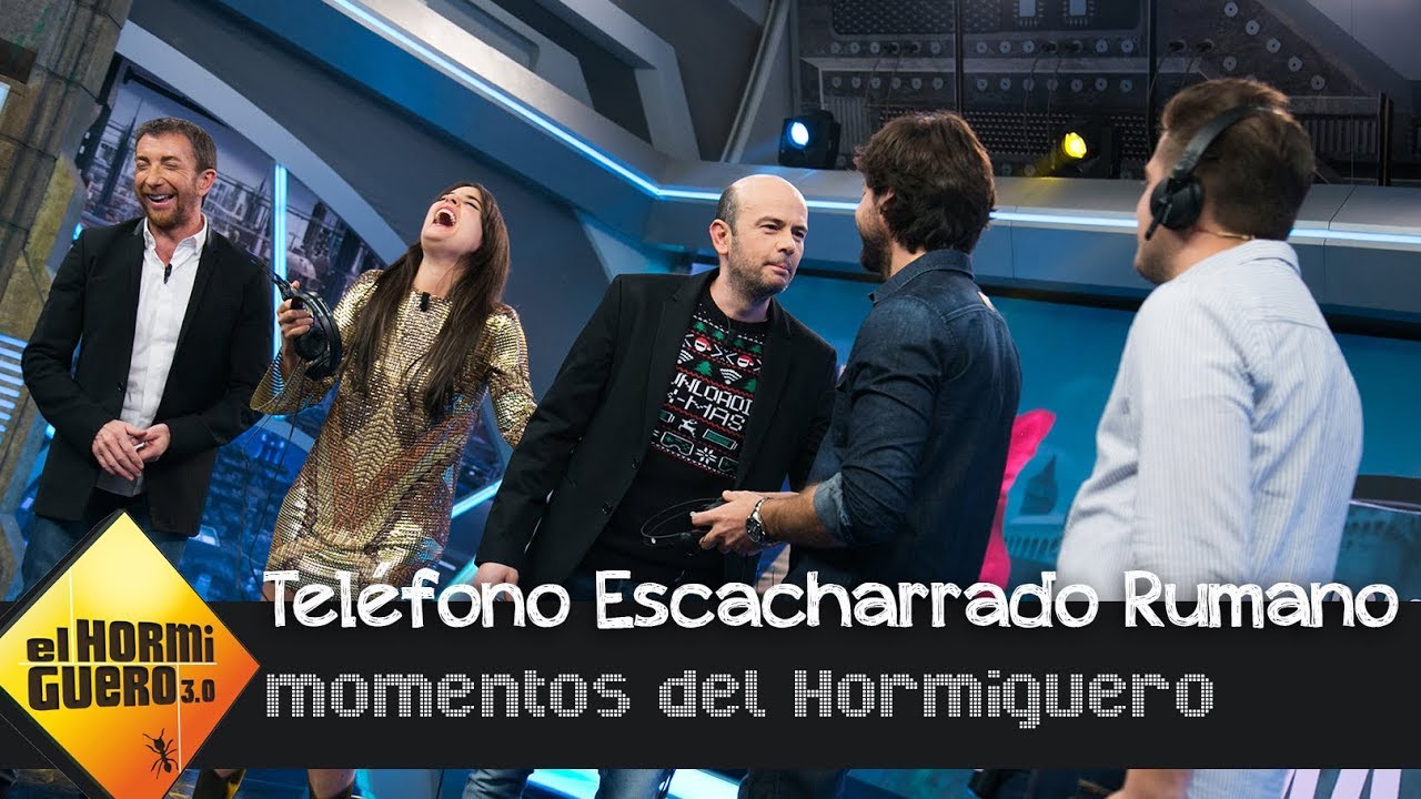 Adriana Ugarte y Álvaro Morte juegan al 'Teléfono Escacharrado Rumano' - El Hormiguero 3.0
