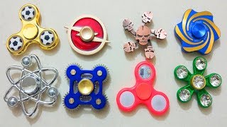 Cheapest Fidget Spinners! Gear, Skull, LED Light, Stone, Flash Sign, Football, Metal!