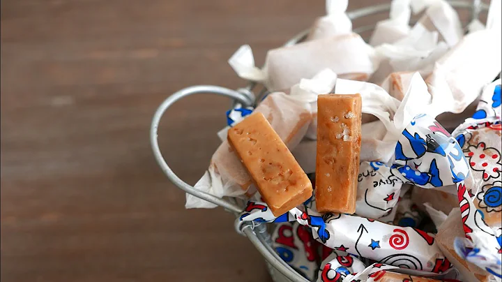 Homemade Caramel Toffee Candy | wa's Kitchen