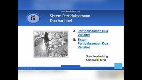 video pembelajaran #1 Sistem Pertidaksamaan Linear Dua Variabel #mtk wajib kls x
