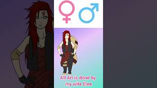 Naruto Gender Swap #naruto #shikamaru #gaara #sakura #temari #konan #anime #art #genderbend