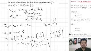 TD2EX05 Methode des directions conjuguees