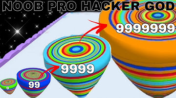 NOOB VS PRO VS HACKER VS GOD  in Rolling Stacks