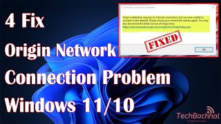 How To Fix Origin Network Connection Problem Windows 1110   Fix Origin Internet Connection Error