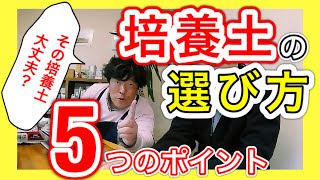 【あなたの培養土は大丈夫？？】培養土の選び方５つのポイント！　～狭い庭で家庭菜園～