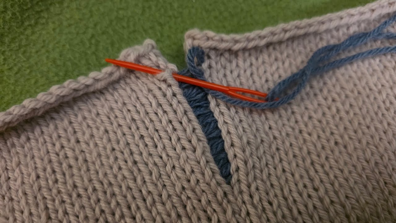 Как использовать матрасный шов для невидимых швов! — пошаговое руководство по технике вязания!