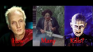 Ranking 15 Horror Villains Based on Number of Kills They Have