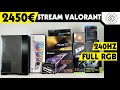 Montage pc 2450 gaming valorant 240hz  pins tordus sur carte mre 