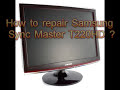 How to fix Samsung Syncmaster T220HD ?