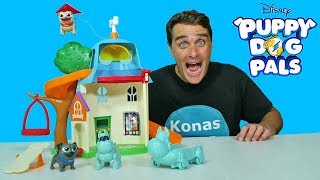 disney junior puppy dog pals doghouse playset