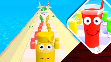 🟡 Juice Run 164ASNV! New Level Mobile Games iOS, Android Gameplay Walkthrough Pro Videos