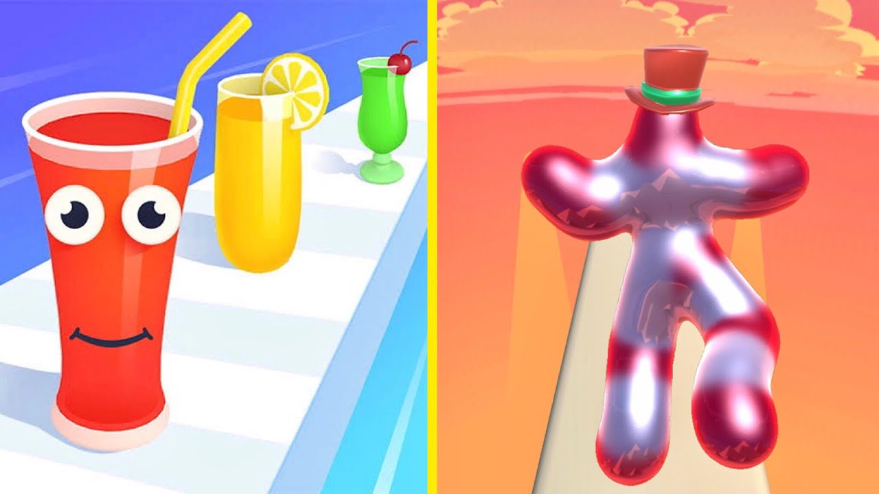 Juice Run vs Blob Runner 3d Walkthrough Android iOS Gameplay KSE43