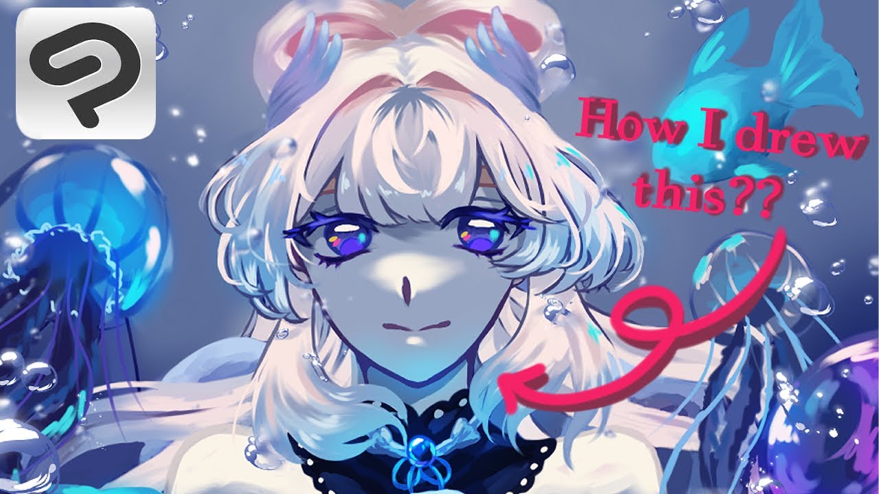 How I Draw Anime Start to Finish [Illustration Making Clip Studio Paint ...