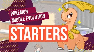 BEST and WORST Pokémon Middle Evolution Starters? - Tier list