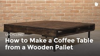 In this video, you will learn how to make a coffee table from wooden pallets. Find more great ideas for upcycling your wooden pallets 