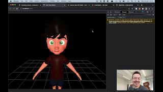 Modifying a GLB file on the fly with Three.js