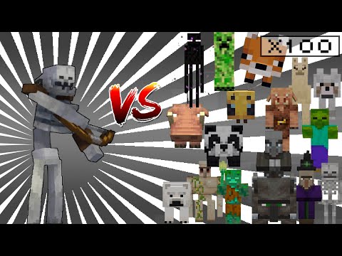 Mutant Skeleton Vs SCP 6661 1! Minecraft Mob Battle #minecraft  #minecraftshorts #games 