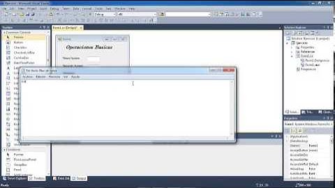 Tutorial Operaciones Basicas en Visual Studio C#