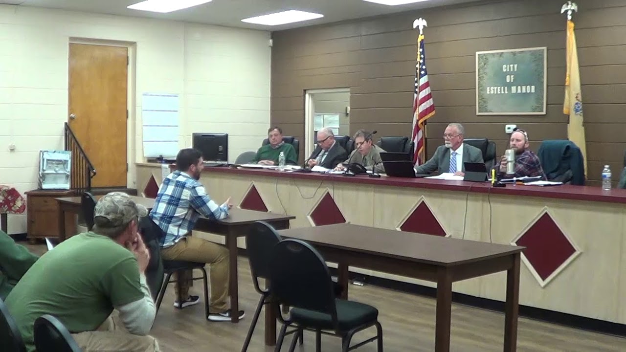 Estell Manor City Council 20180411 part 6/6 YouTube