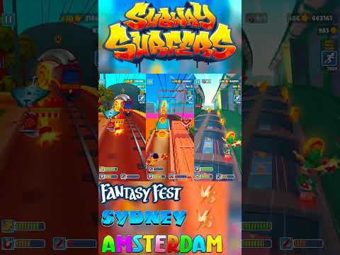 SUBWAY SURFERS SYDNEY 2016 VS AMSTERDAM 2020 VS FANTASY FEST 2023