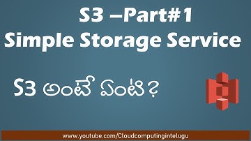 AWS S3-Simple Storage Service-Part1 in Telugu || Cloud Computing in Telugu #CloudComputing