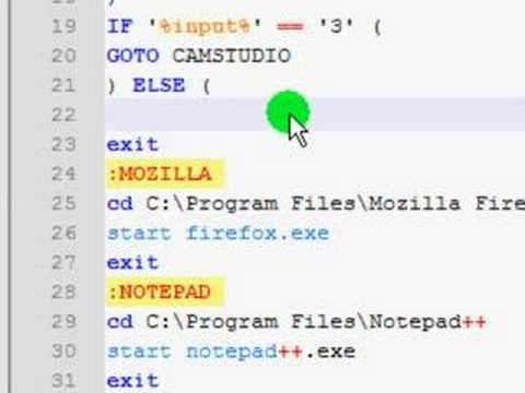 Batch The Else Statement Youtube