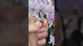 #aquamarinering #emeraldcut #marchbirthstone #princessdianaaqua #18k