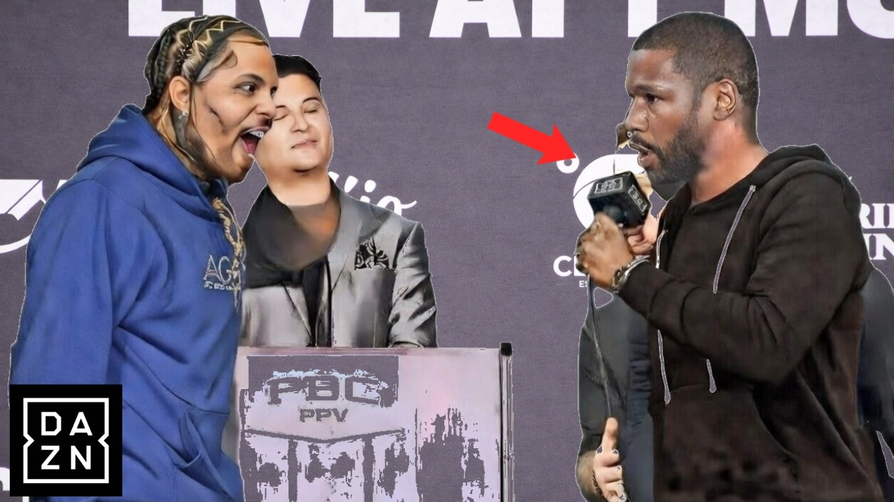 Floyd Mayweather Confronted by Gervonta Davis During Explosive Live Press Event!