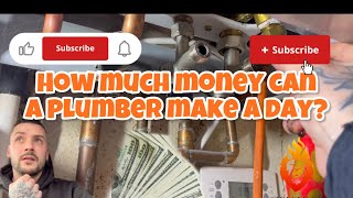 How much does a plumber earn a day?#plumber