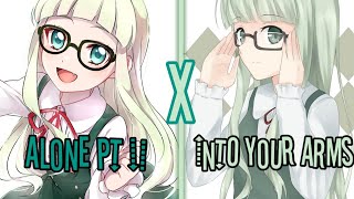 Nightcore - Alone Pt II x Into Your Arms (Switching Vocals) - Ava Max {Lyrics}