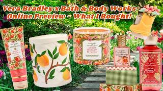 Vera Bradley X Bath & Body Works Online Preview - What I Bought