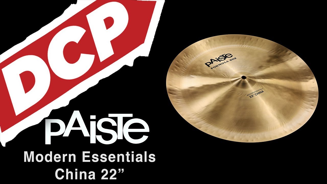 Paiste Formula 602 Modern Essentials China Cymbal 22