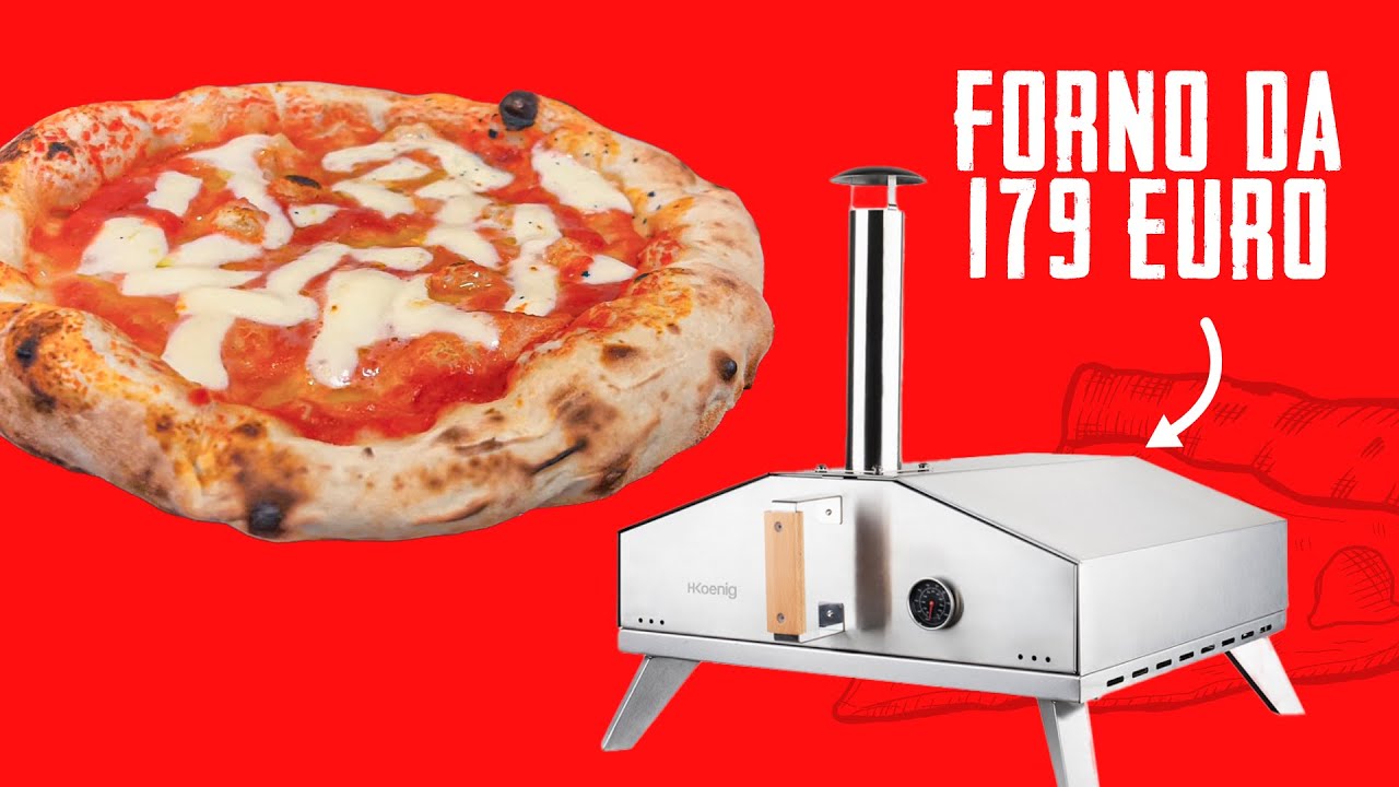 Pizza Napoletana con forno a gas economico h.koenig - YouTube